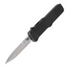 HK Hadron OTF 3.375" Bayonet Tumbled Finish Plain Matte Black Aluminum Frame