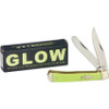 Rough Ryder Trappper, RR1425, Yellow Moon Glow in the Dark Synthetic Bone Handle