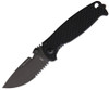DPx Gear Hest 3.0 Milspec DPXHSF202, 3.15" Black Niolox SS Combo Blade, Black G10 and Titanium Handles