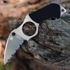 Spyderco Swick 5 Large FB14S5 fixed blade with Black G-10 handle and finger hole.