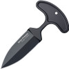 Cold Steel Drop Forged Push Dagger (CS36MJ) 4" 52100 Gray Dagger Plain Blade, Gray 52100 Handle, Black Secure-Ex Sheath
