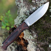 Stabilized Wood handle scales on Benchmade hunting fixed blade knife