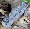 DPx Gear H.E.S.T/F 3.0 3D Ti Flipper DPXHSF015, 3.15" M390 Black Stonewashed Plain Blade, 3D Bronze Tianium Handle
