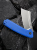 CIVIVI Bullmastiff Folding Knife (C2006B)-3.83" Stonewash 9Cr18MoV Cleaver Blade, Blue G-10 Handle