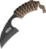 Hardcore Hardware Australia Little Field Knife (LFK-01) 2.75" D2 Black Talon Point Plain Blade, Coyote Brown Paracord Wrapped Handle