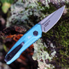 Kershaw Launch 9 Automatic Knife (7250TEALSW)- 1.80" Stonewashed CPM-154 Drop Point Blade, Teal Aluminum Handle