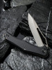 CIVIVI Fracture Folding Knife (C2009E)- 3.35" Stonewashed 8Cr14MoV Drop Point Blade, Black G-10 Handles