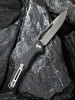 CIVIVI Fracture Folding Knife (C2009E)- 3.35" Stonewashed 8Cr14MoV Drop Point Blade, Black G-10 Handles