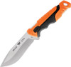 Buck Knives Pursuit Pro (BU656ORS) 4.5" CPM S35VN Satin Drop Point Plain Blade, Black and Orange Glass Filled Nylon Handle, Black Nylon Belt Sheath