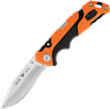 Buck Knives Pursuit Pro (BU661ORS) 3" CPM-S35VN Satin Drop Point Plain Blade, Black and Orange Glass Filled Nylon, Handle with Versaflex