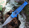 Kershaw 7125 Launch 12 Mini-Stiletto , 2.5 CPM154 Black Blade,  Blue Aluminum w/Carbon Fiber Insert Handle