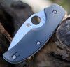 Spyderco Sage 1 Cool Gray C123GPGY, 3.00" Maxamet Plain Blade, G-10 Handle