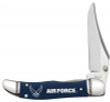 Case Kickstart Mid-Folding Hunter 32401 United States Air Force Embellished Smooth Navy Synthetic Handle (41265AC SS)