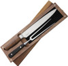 Ferrum Reserve 2pc Carving Set, 13.63" Length w/9.0" American Steel Blade, Maple Wood Handle