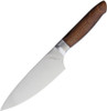 Ferrum Reserve 6" Chef Knife, High Carbon Steel, Reclaimed Walnut Wood Handle