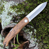 Castillo Knives Muralla Folding Lockback, C2BOW, 3.5" Sandvik 14C28N Plain Blade, Bocote Wood Handle