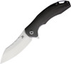 Kansept Knives Spirit (K1002A8) 3.5" CPM-S35VN Satin Wharncliffe Plain Blade, Black Carbon Fiber Handle