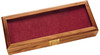 KA-BAR Walnut Wood Presentation Case 1437, 14.875" x 5.875" with Glass Top