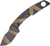 Extrema Ratio NK1 Neck Knife EX123NK1, 1.75" N690 SS Desert Warfare Plain Blade, Black SS Handle