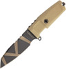 Extrema Ratio Task C Fixed Blade EX084TSKC, 4.2" N690 Desert Warfare Plain Blade, Tan Forprene Handle