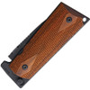 Ultimate Equipment M1911 Hammerhead UESKW, 3.5" 440C Stainless Steel Black Plain Blade, Checkered Walnut G-10 Handle