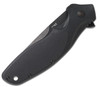 CRKT Shenanigan A/O (CRK800KKP) 3.35" 1.4116 Blackwashed Drop Point Partially Serrated Blade, Black Glass Reinforced Nylon Handle