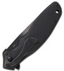 CRKT Shenanigan A/O (CRK800KKP) 3.35" 1.4116 Blackwashed Drop Point Partially Serrated Blade, Black Glass Reinforced Nylon Handle