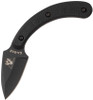 KA-BAR TDI Ladyfinger Fixed Blade KA1494, 2" AUS-8A Black Plain Blade, Black Zytel Handle