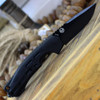 Boker Plus Thunder Storm (01BO795N) 3" AUS-8 Blackwashed Drop Point Plain Blade, Black Aluminum Handle