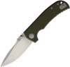 Spartan Blades Astor Folding Knife SFBL8GR, 3.6" CTS-XHP Stonewashed Plain Blade, Green G-10 Handle