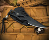 Spartan Blades Enyo Fixed Blade SBBL2BK, 2.7" AUS-8A Black Plain Blade, Black AUS-8A Handle