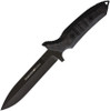 Viper Knives Fearless Fixed Blade VT4020FC, 6.0" Sleipner Black Single Edge Dagger, Carbon Fiber Handles, Kydex Sheath