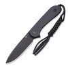 CIVIVI Fixed Blade Elementum (C2105A)-3.98" Black Stonewash D2 Drop Point Blade, Black G-10 Handle