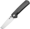 Bestech Knives Sledgehammer BTKG31C, 3" D2 Satin Plain Blade, Black Micarta Handle