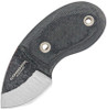 Condor Tortuga 80715HC, 1.43" 1075 Carbon Steel Plain Blade, Black Micarta Handles