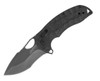 SOG Kiku LTE XR 12270457, 3.03" CTS-XHP Stainless Steel Black Plain Blade, Black Micarta Handles 12-27-04-57