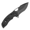 SOG Kiku LTE XR 12270457, 3.03" CTS-XHP Stainless Steel Black Plain Blade, Black Micarta Handles 12-27-04-57