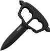 Cold Steel Chaos (CS80NT3) 5" SK-5 Black Dagger Plain Blade, Black Plastic Handle, Black Secure-Ex Sheath