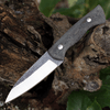 Condor Bush Slicer Sidekick  CTK3956, 4.2" 1095 Carbon Steel Plain Blade,  Gray Micarta Handles