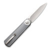 WE Knife Co. Eidolon 19074A-A, 2.86" CPM-20CV Stonewashed Drop Point Blade, Gray G-10 Integral Handles
