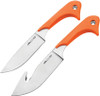 Outdoor Edge DuckDuo - Orange TPR (2 Satin 8Cr14MoV) DD-20C