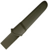 Morakniv Companion 4" Carbon Steel Satin Blade, Black & Green Propylene Handles - 10258