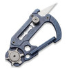 CIVIVI Polymorph Multi-Tool (C20045-3)- 2.80" Blue Titamium Carabiner