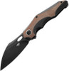 Bestech Knives Nogard Natural Ti Micarta (3.38" M390 Black) BT2105E