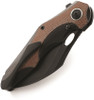 Bestech Knives Nogard Natural Ti Micarta (3.38" M390 Black) BT2105E