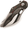 Bestech Knives Nogard Gray & Red CF (3.38" M390 Two-Tone) BT2105C