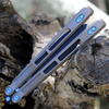 EOS Trident Balisong Bronze Ti (4.5" CPM S30V Black DLC)