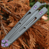 EOS Trident Balisong Gray Ti / Purple (4.5" CPM S30V SW)