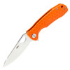 Honey Badger Medium Leaf Flipper - Orange FRN (3.2" 8Cr13MoV Satin) HB1303