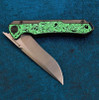 Maxace Knives Kestrel Front Flipper (MKT203) - 3.62” M390 Satin Blade, Gray Carbon Fiber Handle